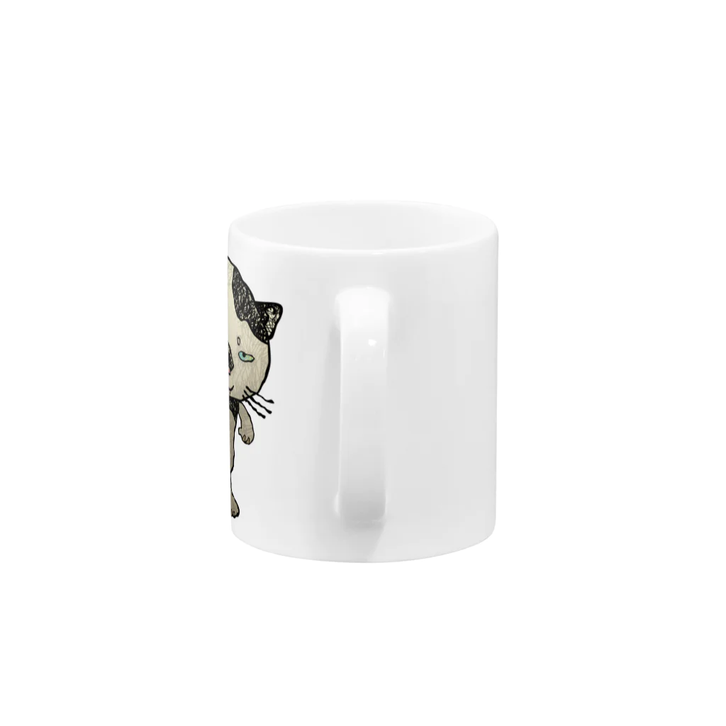 Ｃａｃａｔｓのブネコ１ Mug :handle