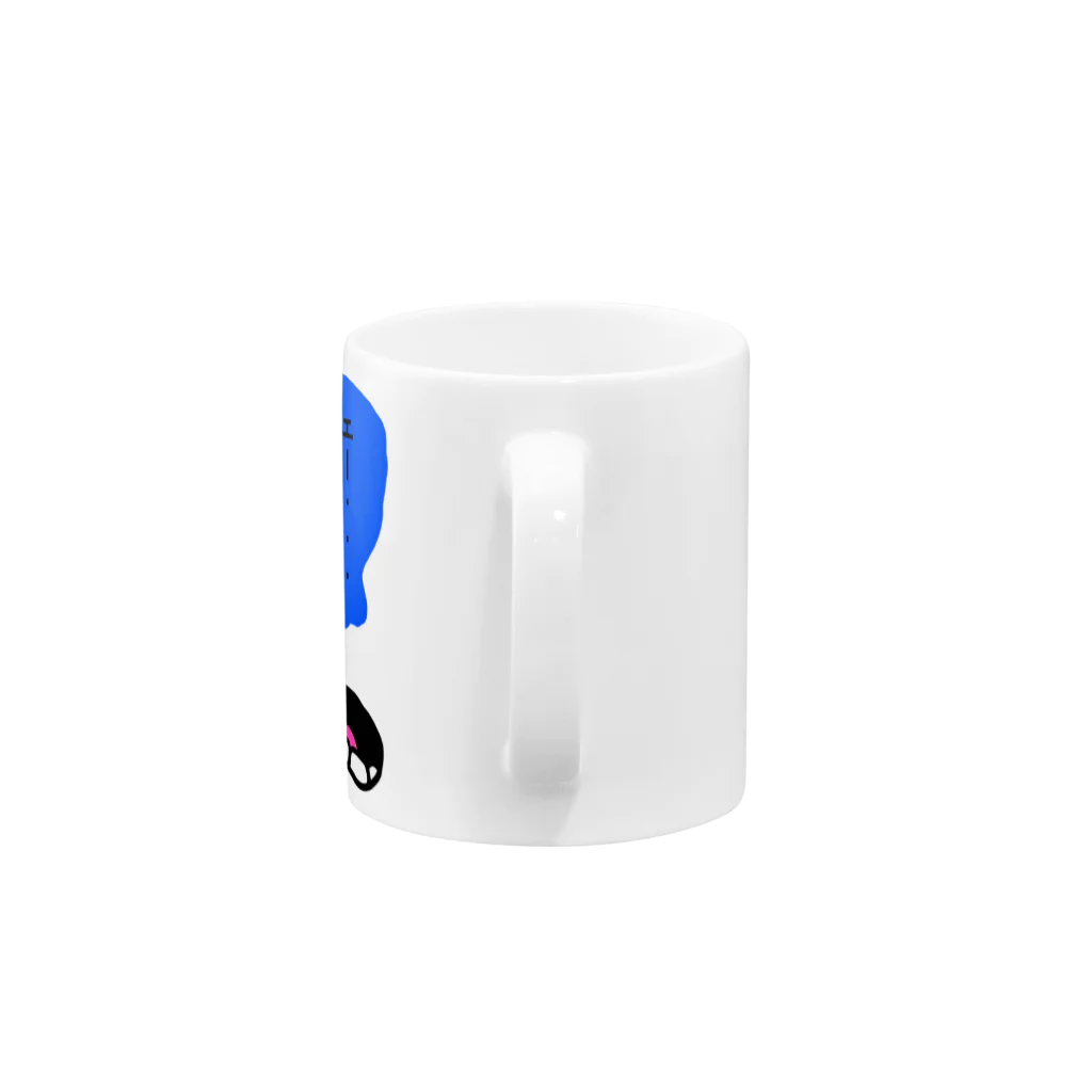 kokeshi00の嫌がるコップ Mug :handle