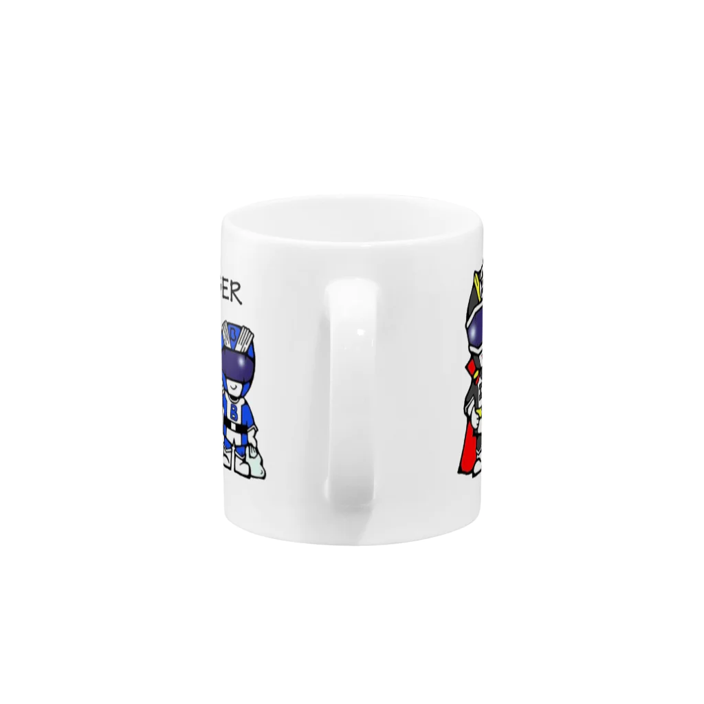 tamakichiのエコ戦隊　エコレンジャー★カラー Mug :handle