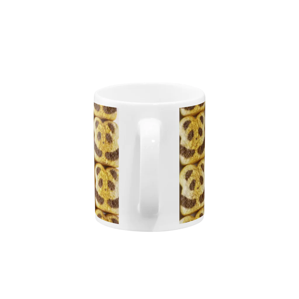 ケロりーぬのこんがりパンダトースト Mug :handle