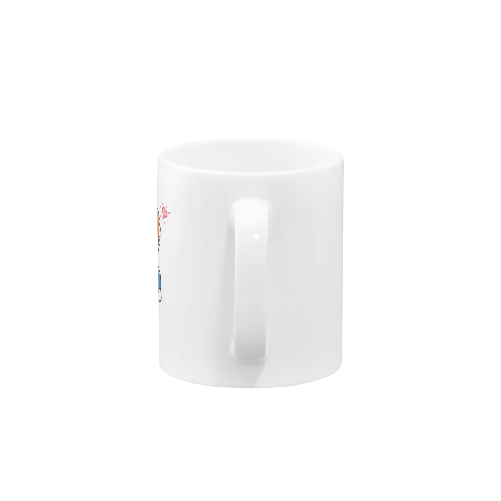 Kimini英会話 オフィシャルストアの小学生コース（ニュートン） Mug :handle