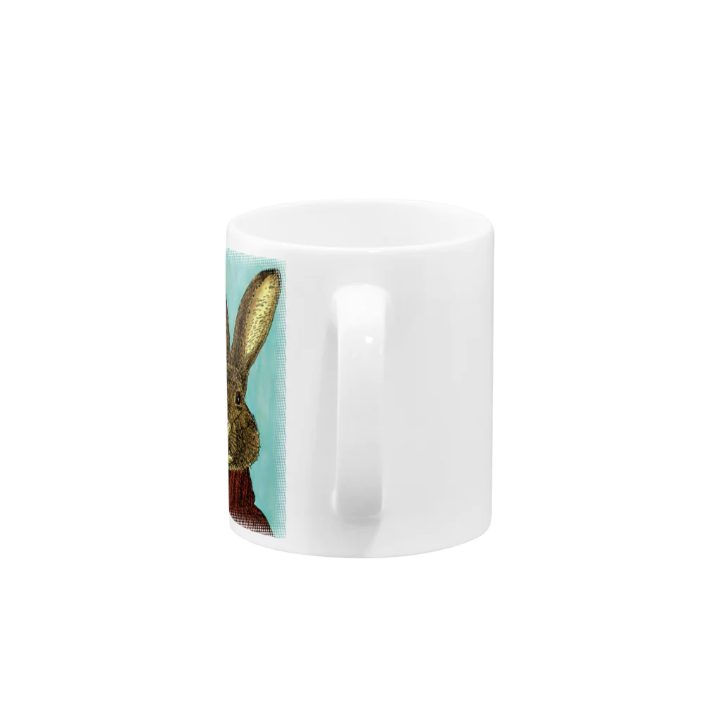 テクタク工房のセーターうさぎ Mug :handle