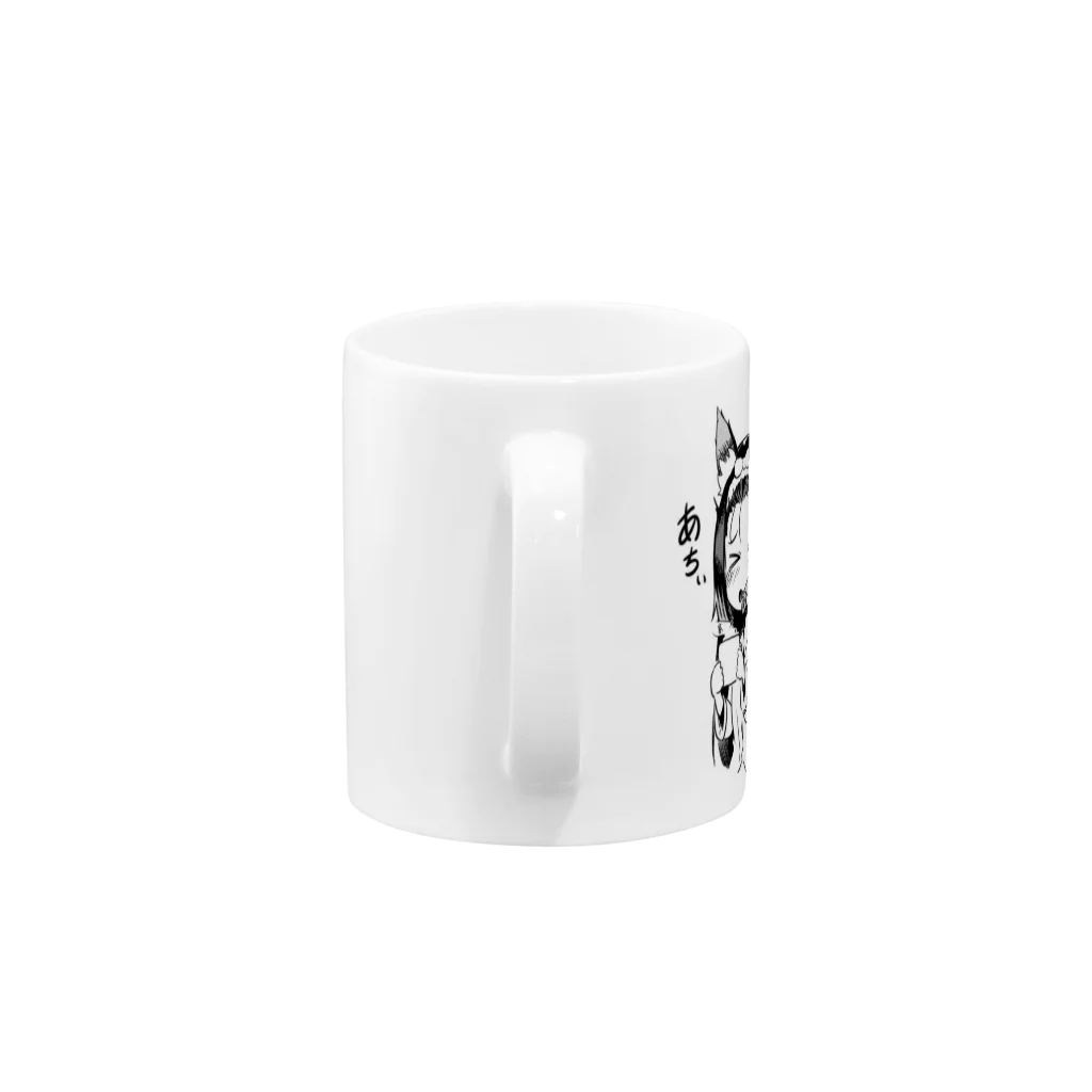 魔希みちる公式グッズショップの猫舌マグカップ Mug :handle