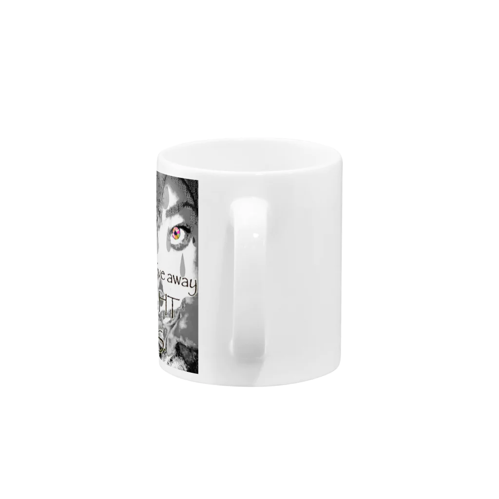 ColorfulLifeのDon't Give Away the Light  Mug :handle