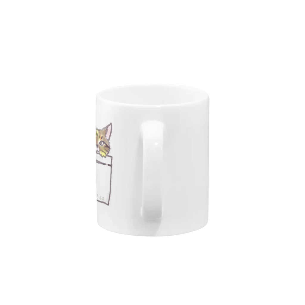 タオのポケットみそ Mug :handle