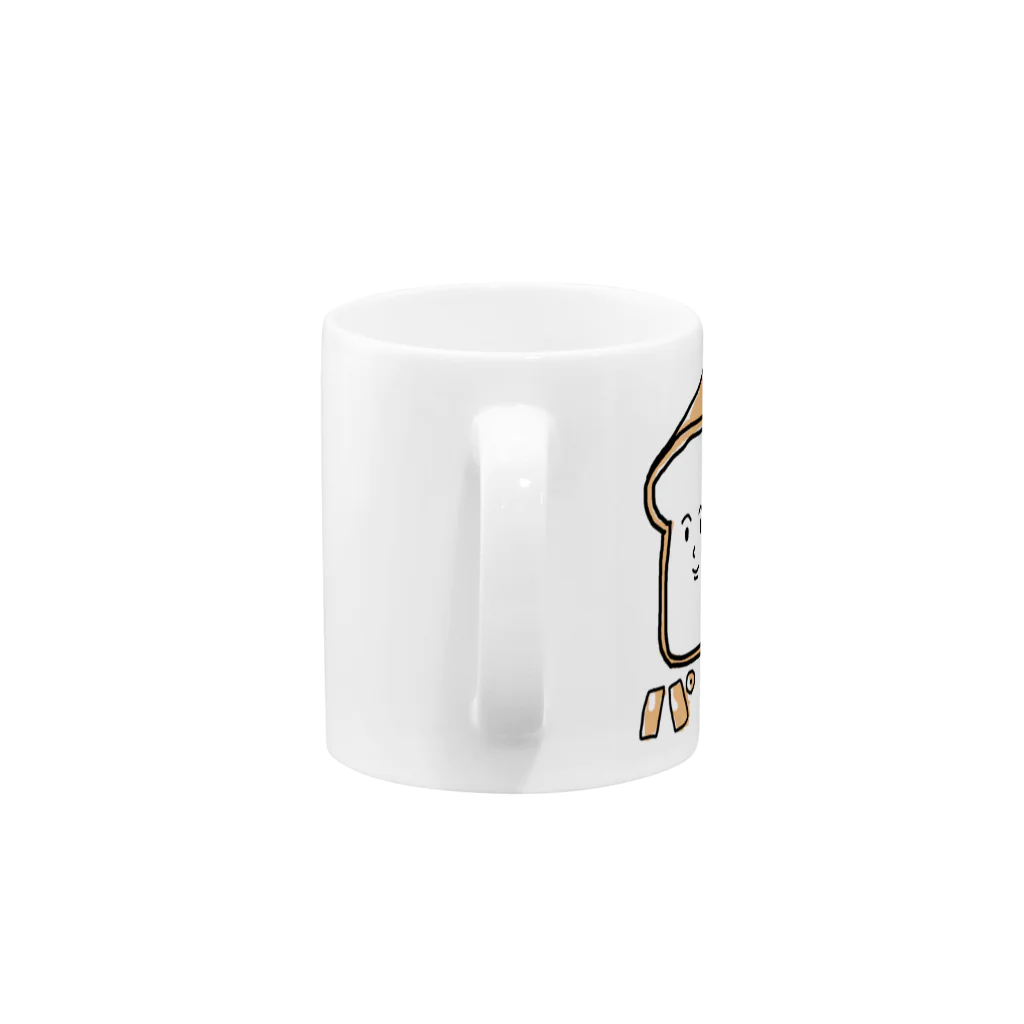 ma_yu_miのパンくんグッズ(bread man goods) Mug :handle