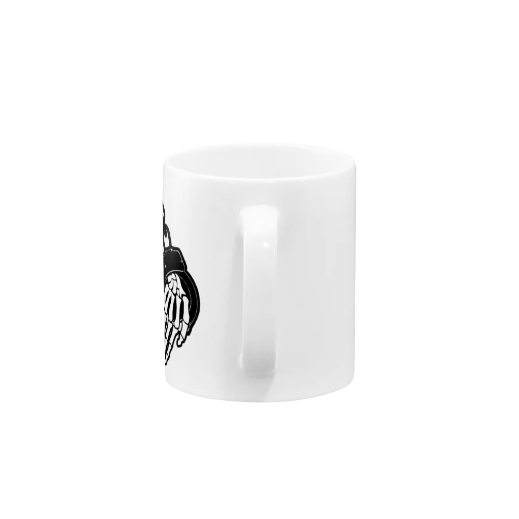 MasakiRockのよしたく兵団　2020ver　社畜ロゴ Mug :handle