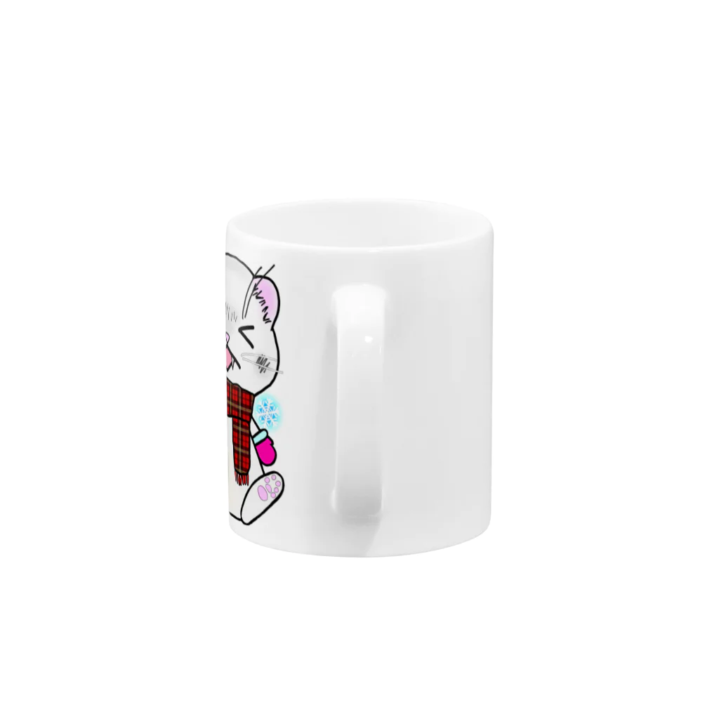 白浜優子の小部屋のわらびマグカップ Mug :handle