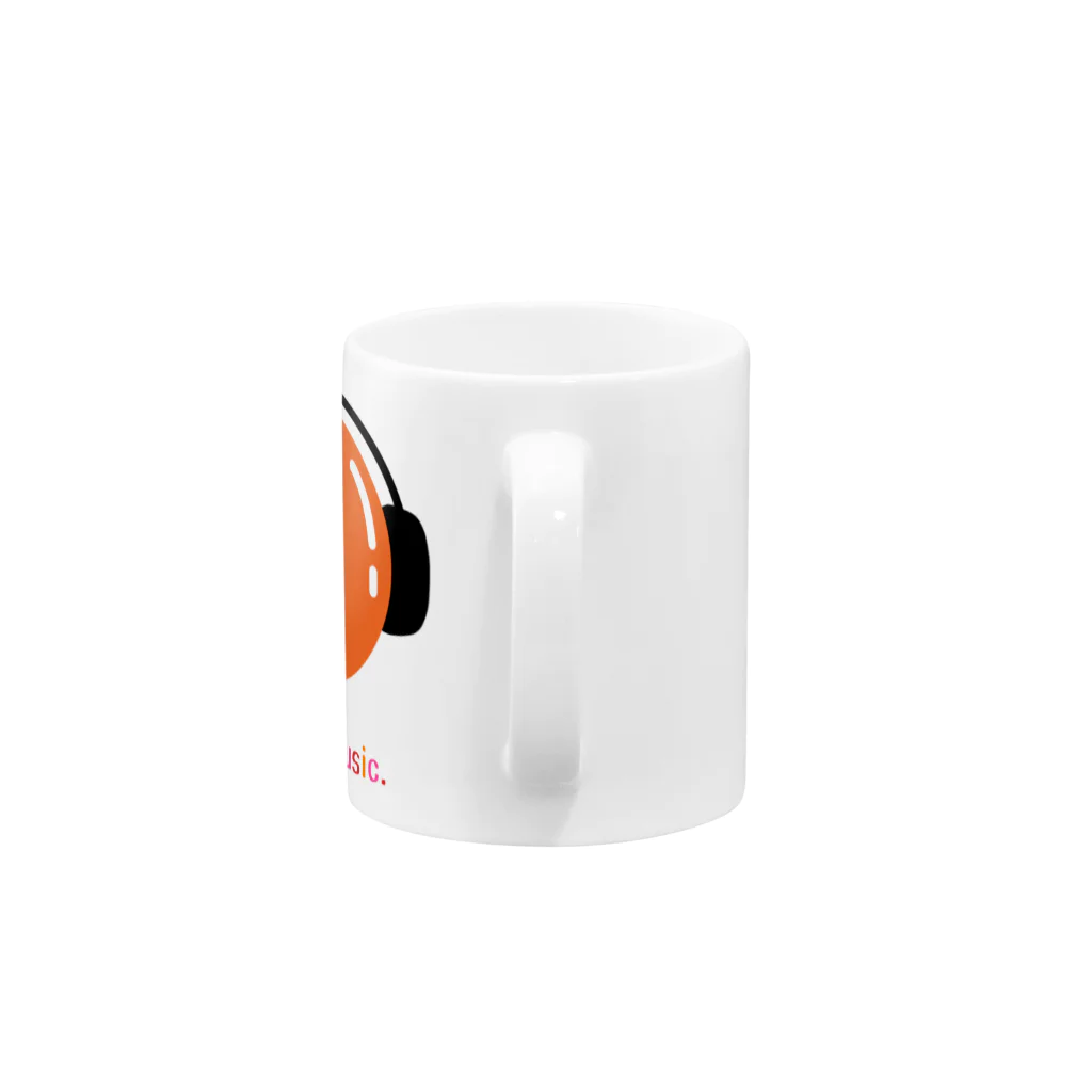 PaP➡︎Poco.a.Pocoのorange music Mug :handle