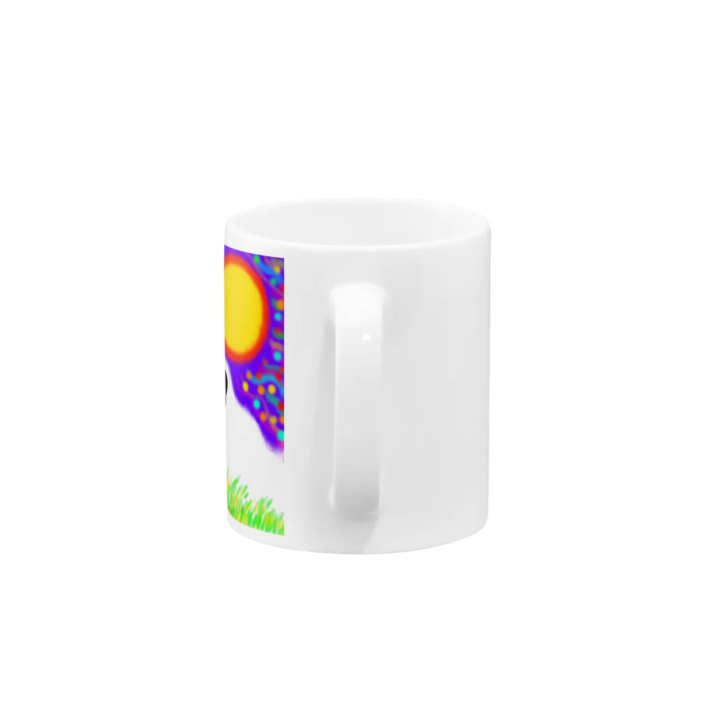 どりほぷのいぬのお月見 Mug :handle