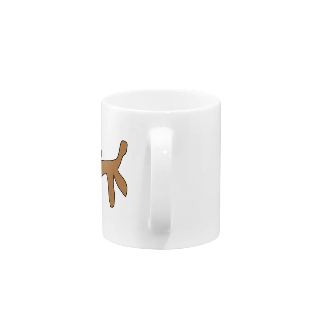 久保田明彦の犬 Mug :handle