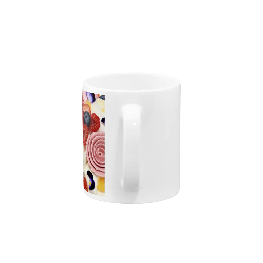 こぱの花とフルーツ Mug :handle