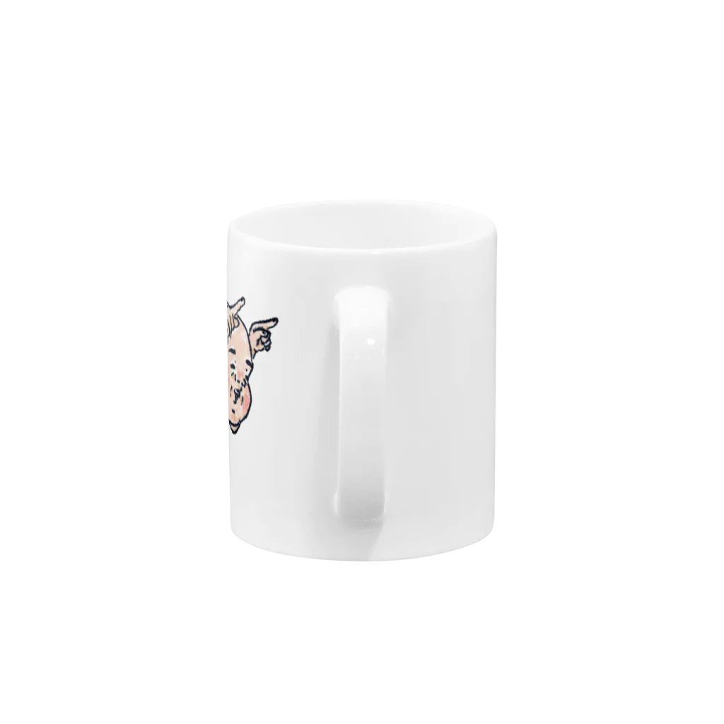 かまだ まゆめのうっしっし Mug :handle