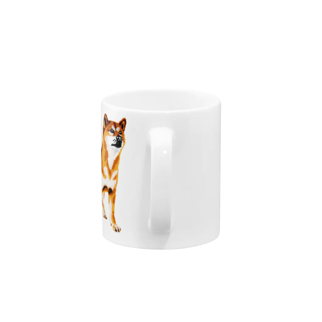 Swallow Tの柴犬 Mug :handle