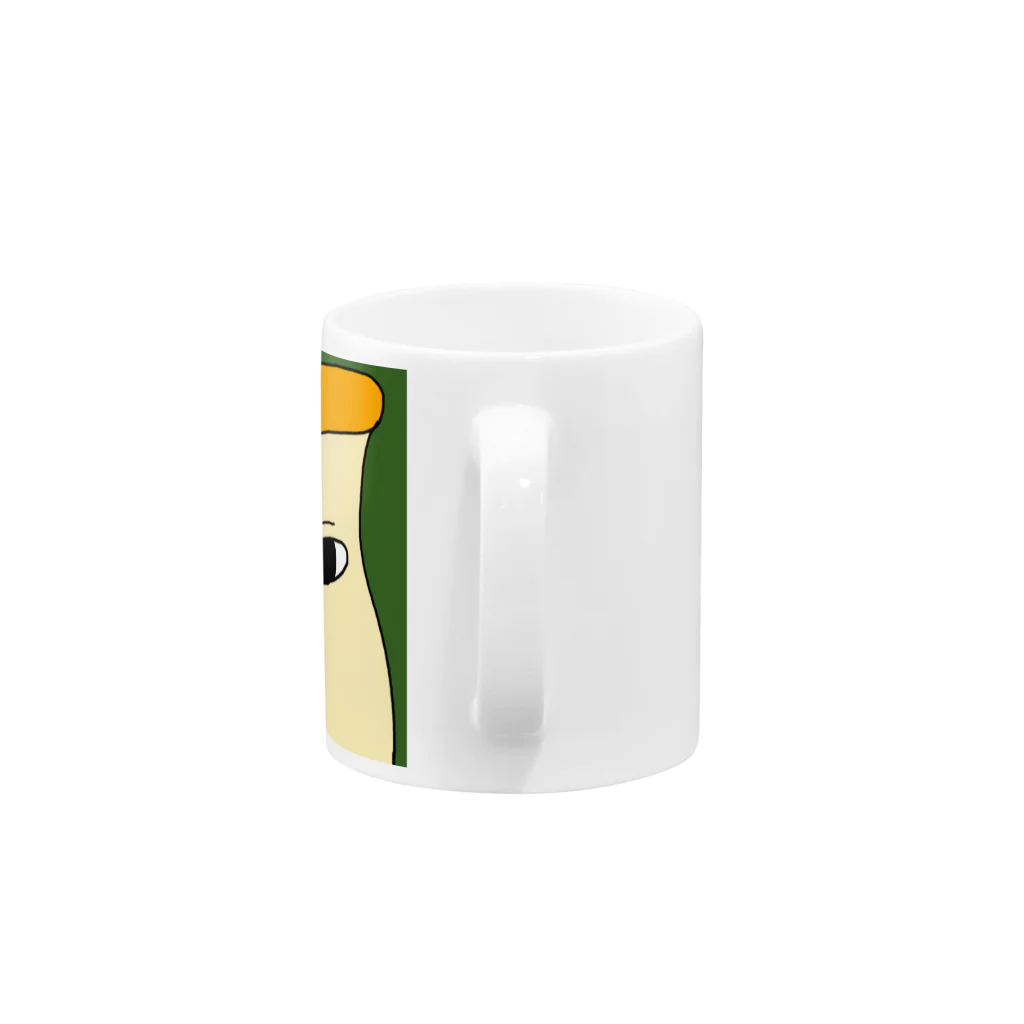 まいたけSHOPの「ぼくエリンギ」 Mug :handle