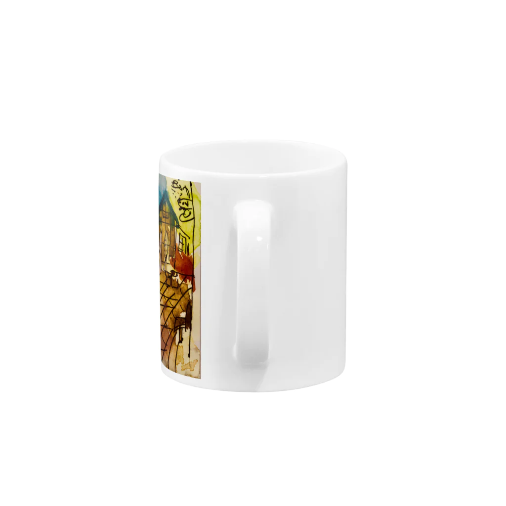 azarashiko8の街角 Machikado Mug :handle