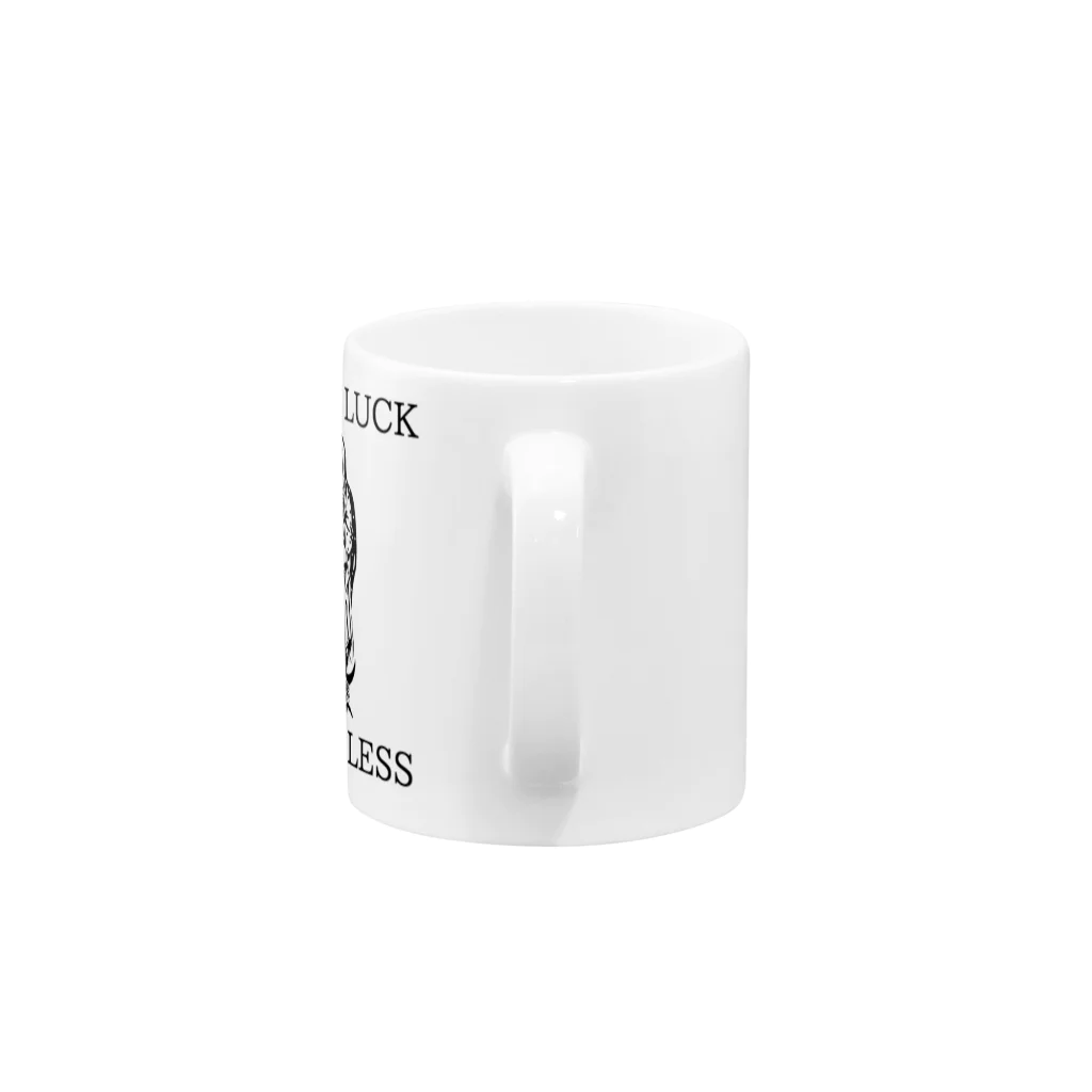 メゾンマリアのGOOD LUCK GOD BLESS Mug :handle