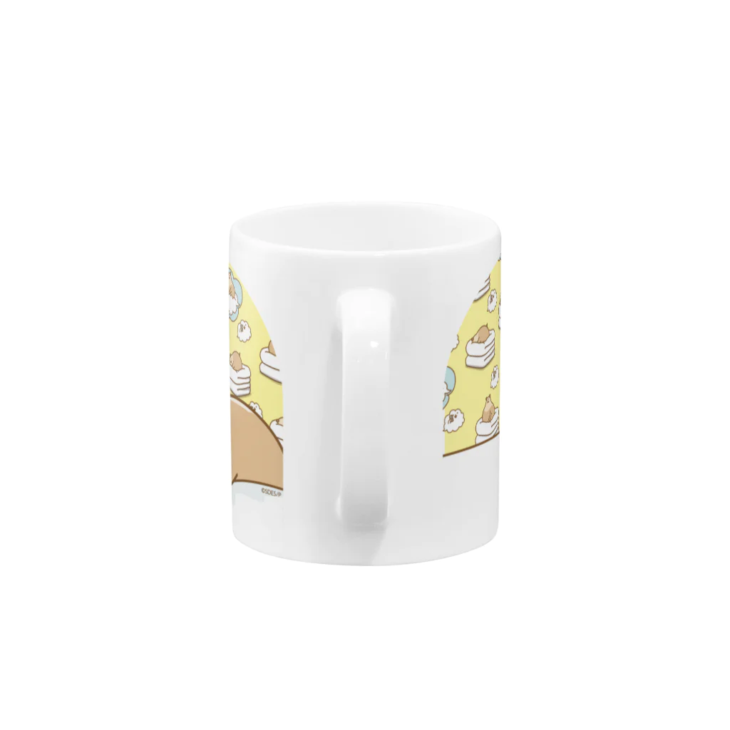 ぽっこりーず購買部のハム（ふんわり特盛） Mug :handle