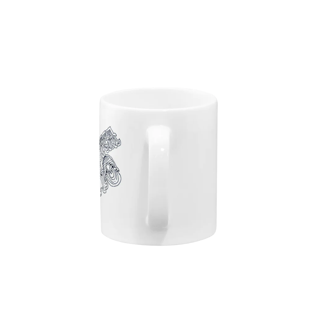 harulinのHRBW'S ALL NAME Mug :handle