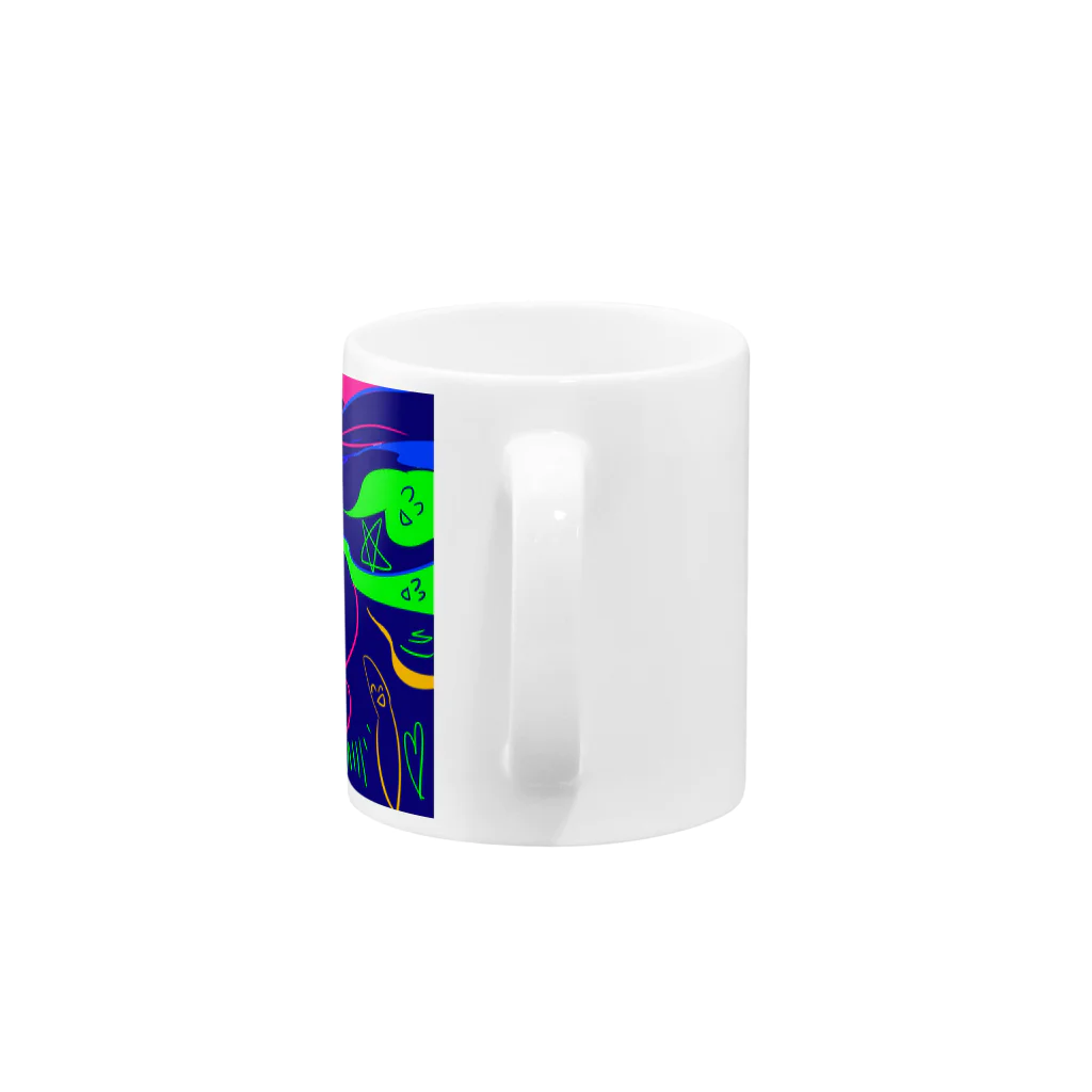 ABE_LAND_の脳内麻薬 Mug :handle