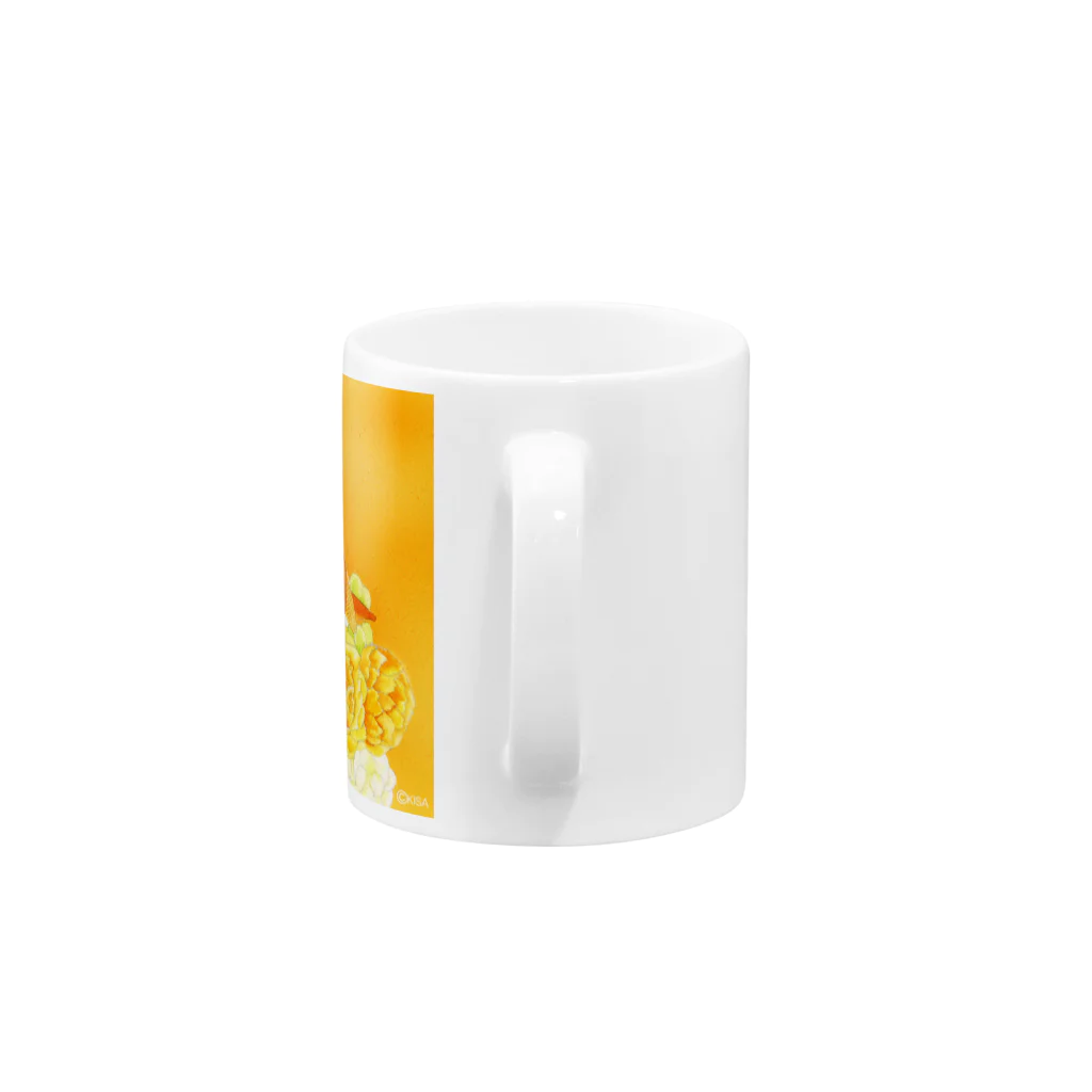 KISAのOrange〜コマドリ Mug :handle