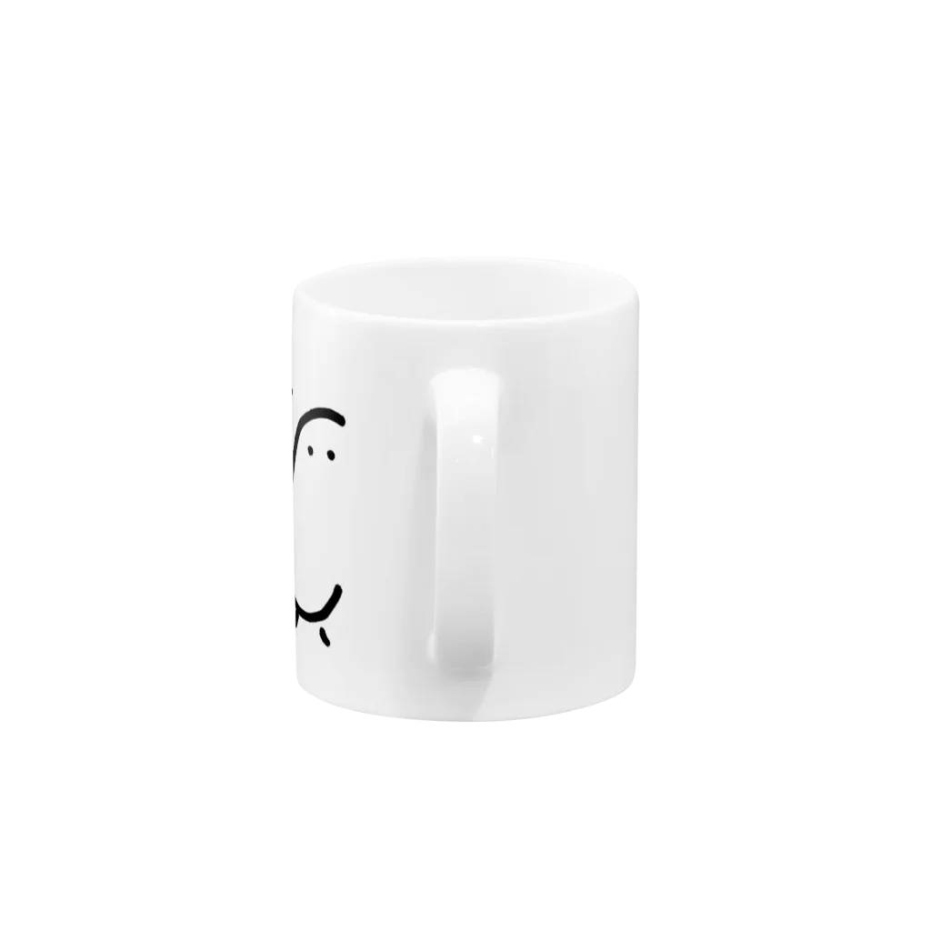 tacast放送局/教素のEscくん(くらしっく:白） Mug :handle