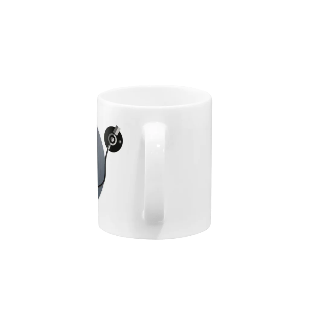 アクセルスタイルのレコードdj Mug :handle