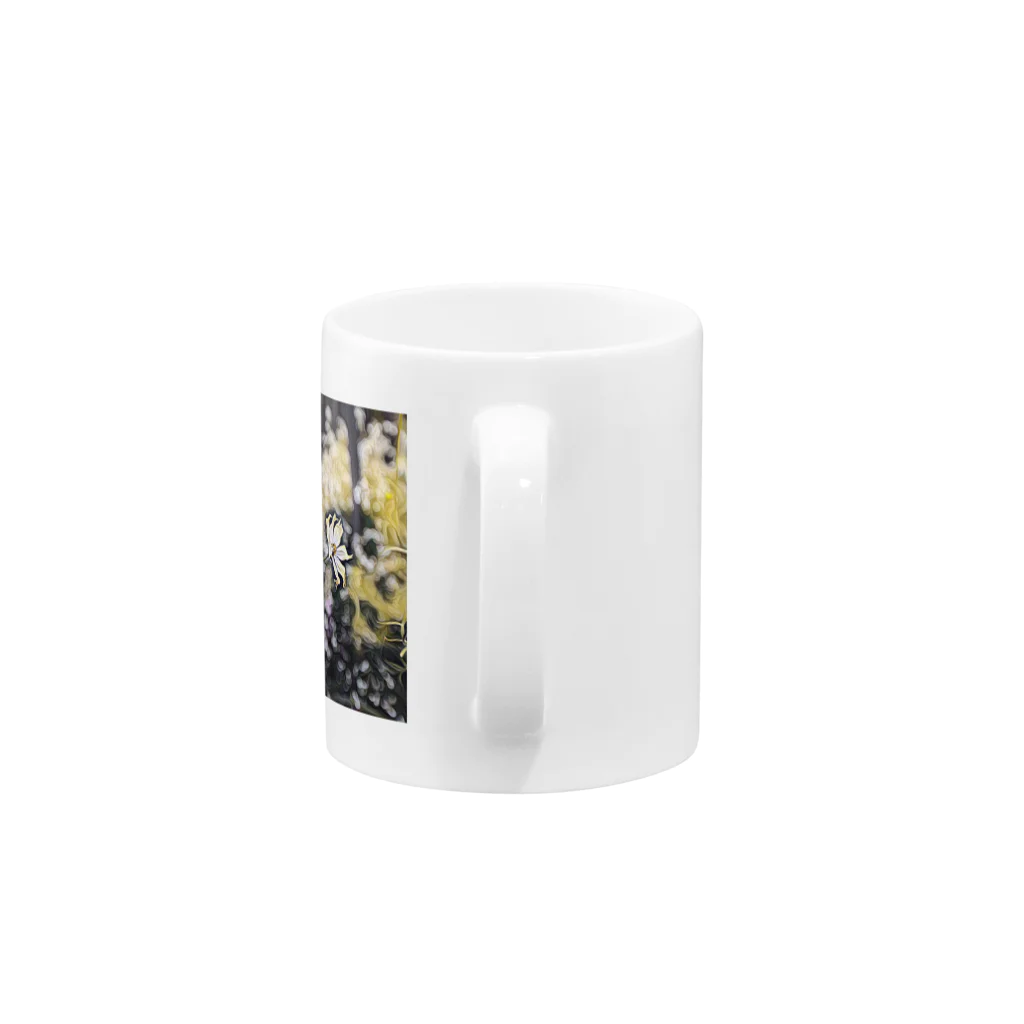 oboroの咲き続ける Mug :handle