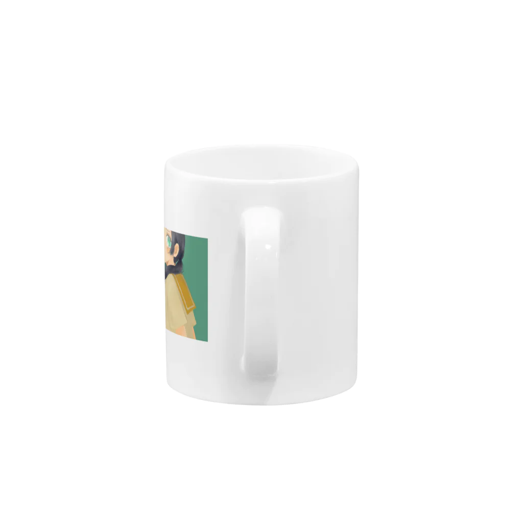 吉田゛のお店のマスタードちゃん Mug :handle