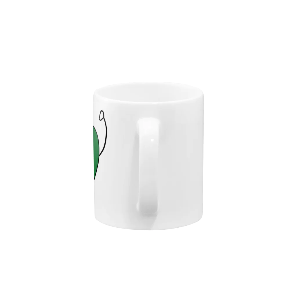 レストのピーマンなコップシリーズ Mug :handle