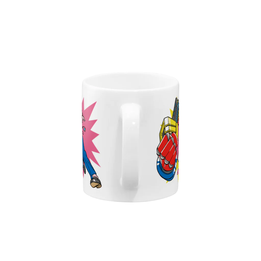 イラクサのたいあたりジムマグ Mug :handle