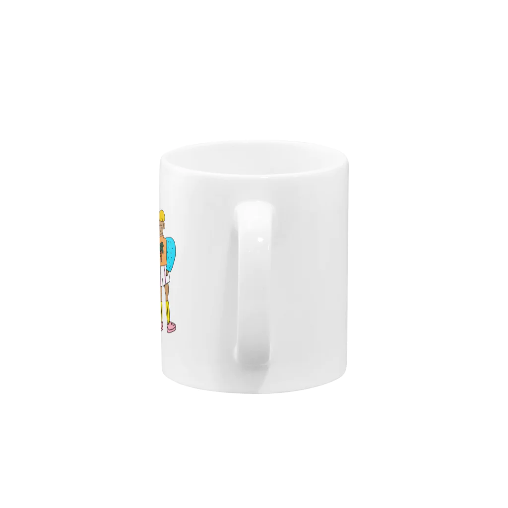 chichuukaivacanceのバカンス Mug :handle