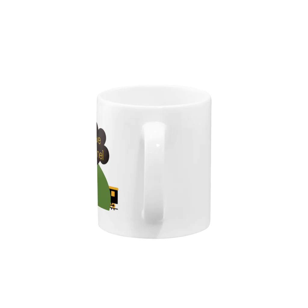 キッズモード某のスチームトレイン Mug :handle