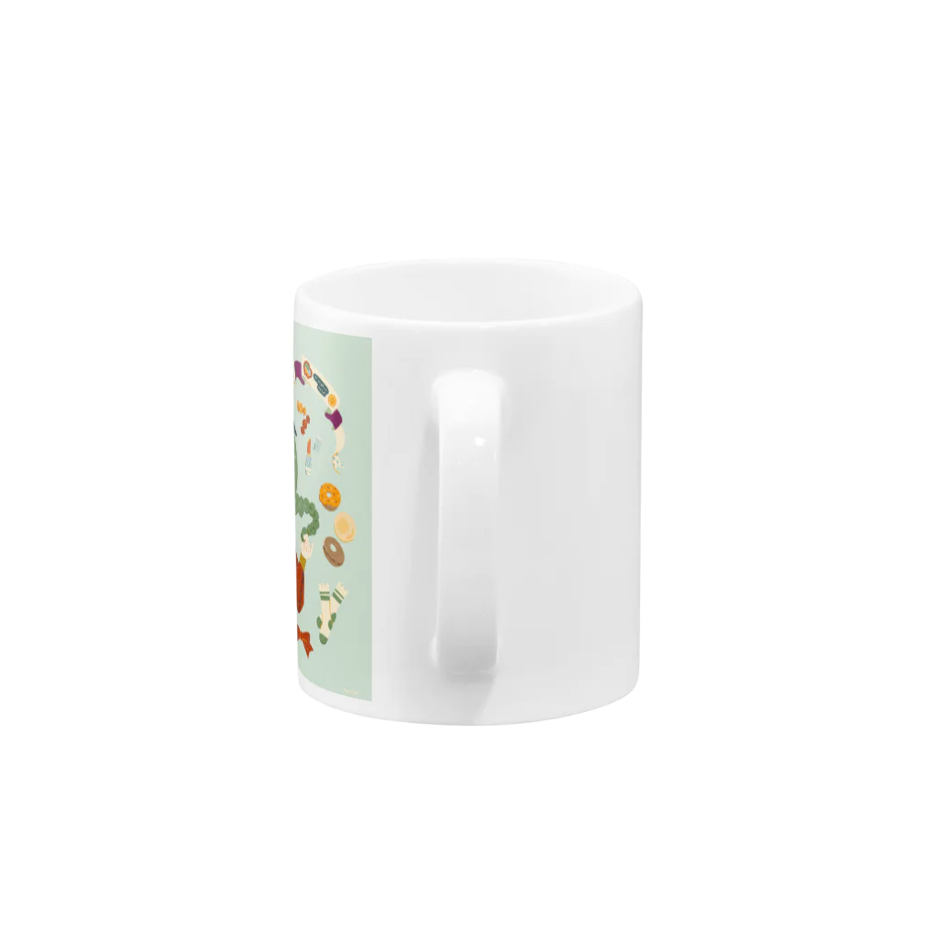 pop-popのPOP girl 『like』 Mug :handle