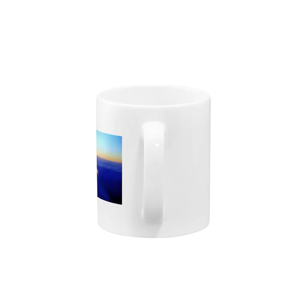 Chai-myumyuの2021年初日の出🗻富士山 Mug :handle