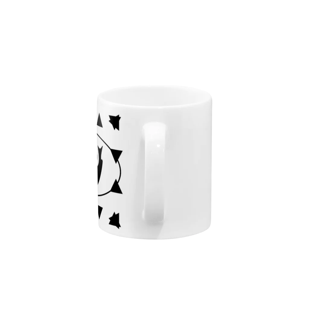 Satanicnの魚座 Pisces Mug :handle