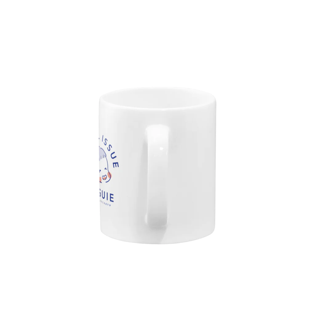 りももんがのNOGUIE blue Mug :handle