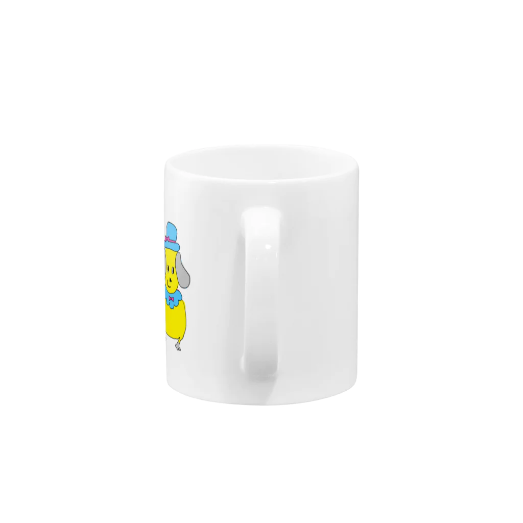 マルのおかあちゃんのWANWANCHAN Mug :handle