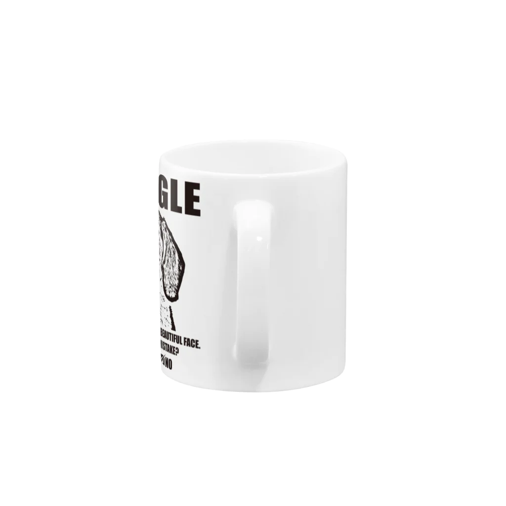 PLAQUE Mag StorieのBeagle(PL16BG5001) Mug :handle