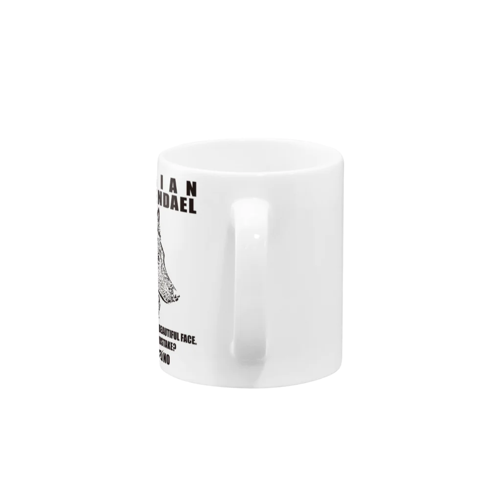 PLAQUE Mag StorieのBelgian Groenendael(PL16BG5001) Mug :handle