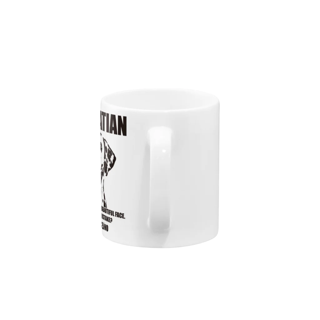 PLAQUE Mag StorieのDALMATIAN(PL16DM5001) Mug :handle