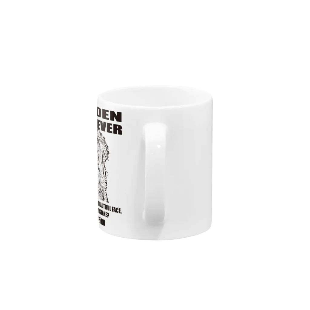 PLAQUE Mag StorieのGOLDEN RETRIEVER(PL16GL5001) Mug :handle