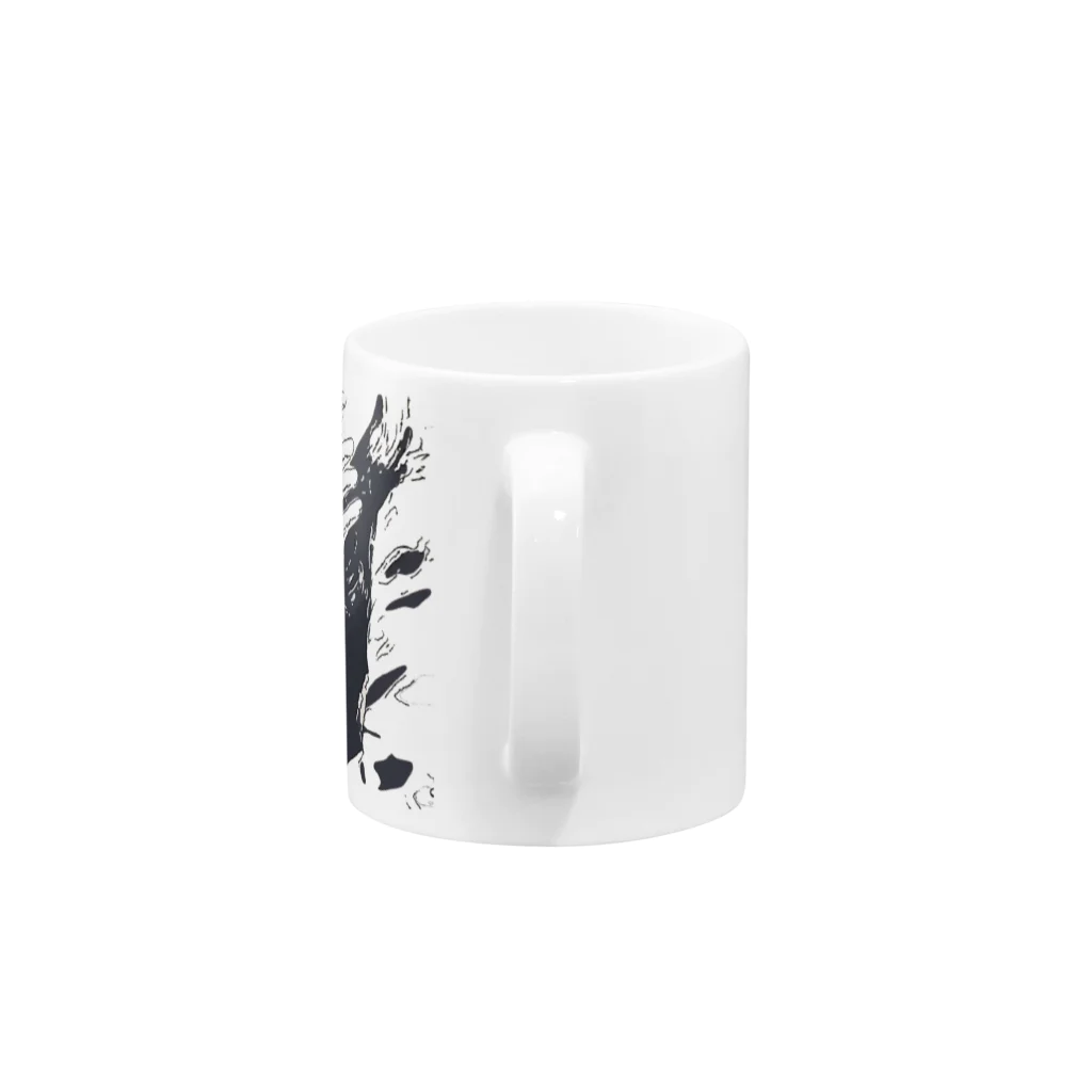 ゐみゐ商店の笑う森山 Mug :handle