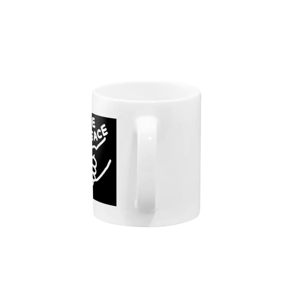 あきょり。のLove PEACE Mug :handle