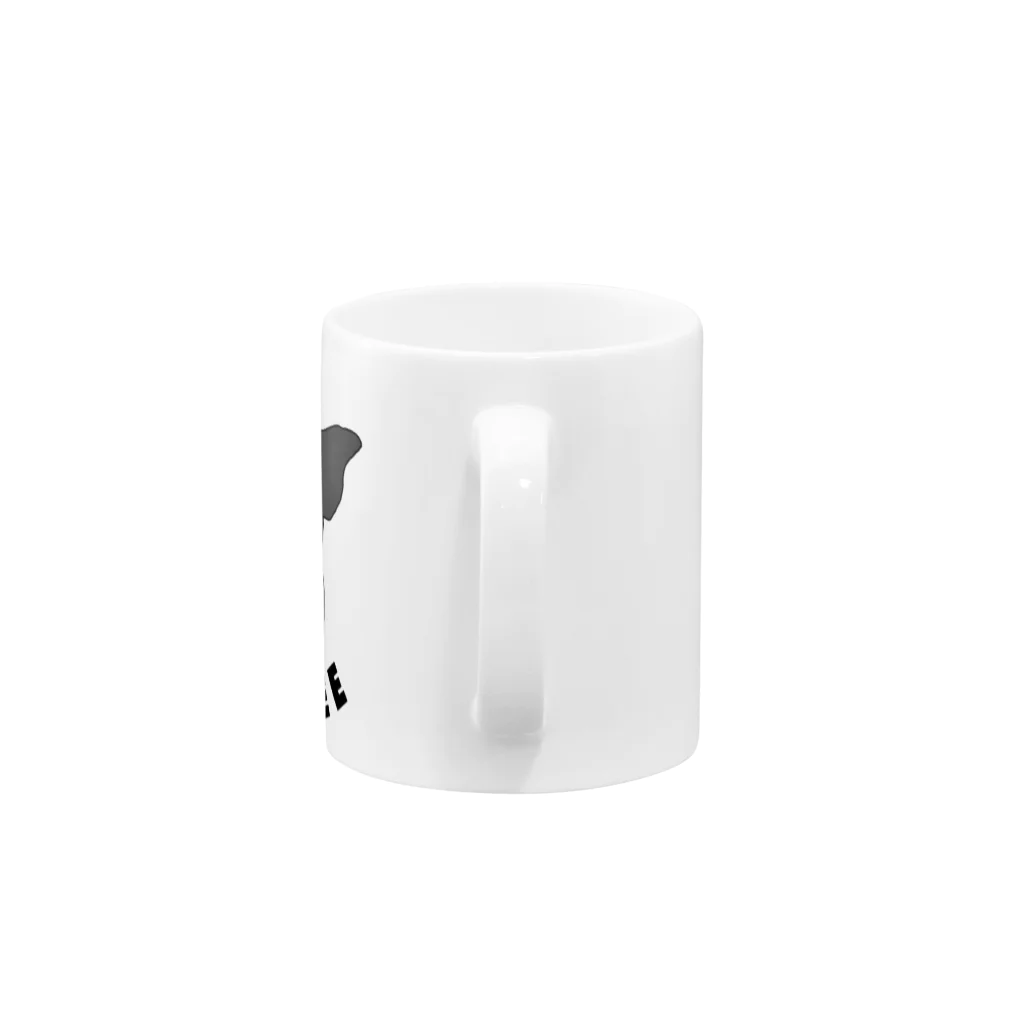 PetTee(ペッティー)のPetTeeグッズ Mug :handle