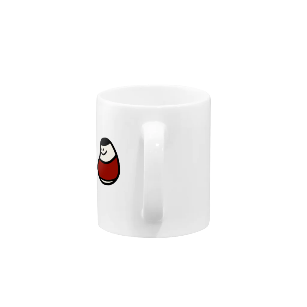 CHIYONの起き上がり小法師ダブル Mug :handle