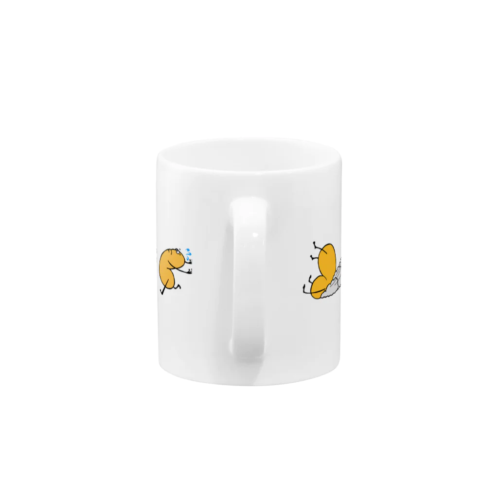 一般人よっしーのやわらか知的生命体マグカップ Mug :handle