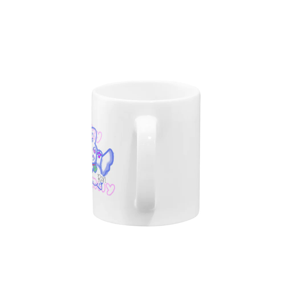 Rinrinのまねきうさぎ Mug :handle