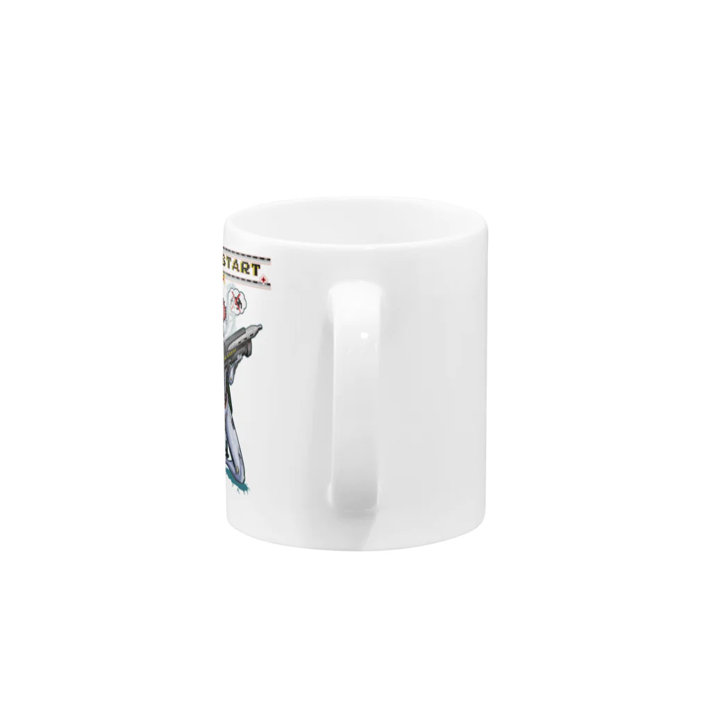 nidan-illustrationの“PRESS START” 2-#1 Mug :handle