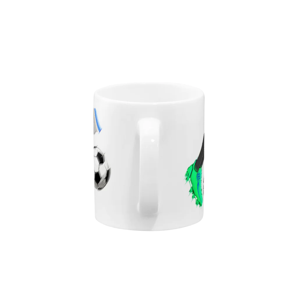 山本♂△のサッカー（デットマール・クラマー） Mug :handle